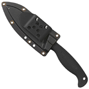 Aqua Salt Black FRN Handle Fixed Blade Knife