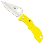 Ladybug 3 Salt Yellow FRN Handle Folding Blade Knife