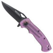 Wartech Assisted Folding Knife - Glowed Pink 