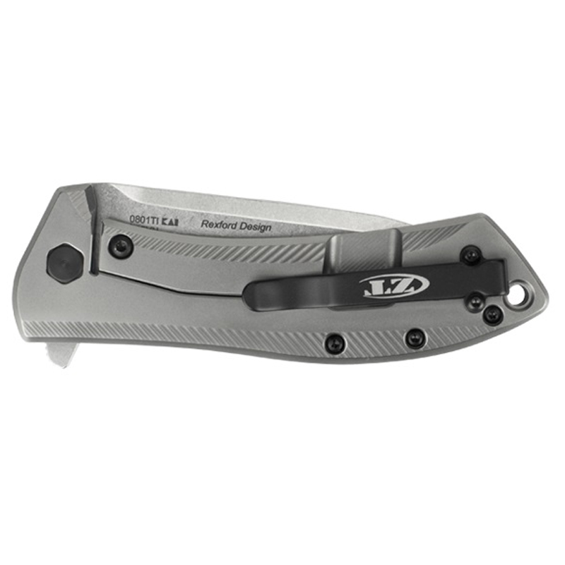 ZT 0801TI Rexford Plain Edge Folding Blade Knife